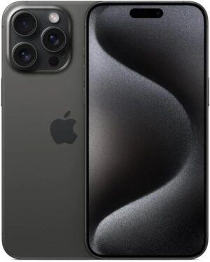 Apple iPhone 15 Pro Max, 1TB, Black Titanium - Unlocked (Renewed)
